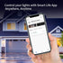 A15 LED Smart Bulb, Color Changing, Dimmable, Compatible with Alexa & Google Home, E26, 5W=40W, 3 Pack