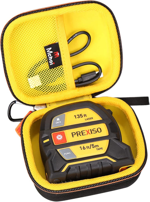Mchoi Hard Carrying Case Fits for PREXISO 2-in-1 Laser Tape Measure,Digital Distance Meter, EVA Portable Storage Case Shockproof, Case Only
