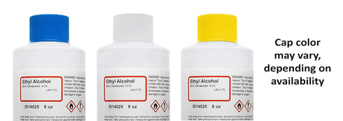 Aldon 8 Ounce ACS Reagent Grade 95% Denatured Ethyl Alcohol - Not for Body or Skin Use