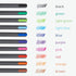 linc Pentonic Premium Ball Point Pen, 1.0 mm Medium Point, 10-Count, Assorted Colors | Easy Flow Ink