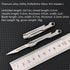 Titanium Alloy Keychain Utility Knife, Small Folding Pocket Knife with Extra 10PCS #11 Blades