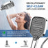 ENRUNEST Handheld,8 Nozzles,Built-in Pets,59 304 High Pressure Shower Head with Modes,Heat-Resistant Premium ABS