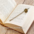 FekiLoot 1" A Bouquet of Black Sunflowers Bookmark Cool Unique Metal Bookmark Fantasy Hook Book Mark Vintage Book