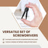Gadgetime USA Set (Pack 2) 2 Pocket Screwdriver of - Best Stocking Stuffers - EDC Keychain - Portable Repair Tool
