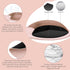 Set, MOSISO Wrist Rest Support for Mouse Pad&Keyboard Ergonomic Mousepad with Concave Curved Memory Foam, Non-Slip Base