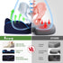 A-Pce Ergonomic Seat Cushion -Large Memory Foam Cushion for Office Chair- Sciatica & Lower Back & Coccyx Pain Relief