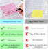 BAYTORY 700 Sheets Transparent Sticky Notes, Clear Bright Waterproof 3 x 3 inch Memo Pad for Annotating Books