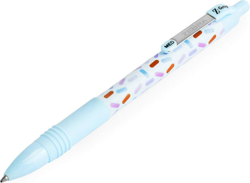 Zebra Z-Grip Smooth Sweetie/Blush Ballpoint Pen, 1.0mm Black Ink, Pack of 4 with Each Barrel Color