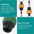Set Navaris Ball Grip Bit Holder - Carabiner Ring for Holding Drill Bits - Color Coded Bit Extension with Ergonomic