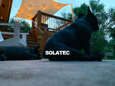 Solatec 48FT 15 Commercial 2W S14 2W LED String Lights, Shatterproof Hanging Sockets Grade Waterproof Outdoor String