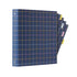 Oxford 3 Ring Binder Set, Cute 1 Inch Binder with Plaid Print, 8 Matching Tab Dividers, 1" Round Rings