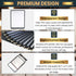 25 Pack 8.5 11 Inch (1 2 x Menu Covers, Various Style Menu Sleeves Clear View Menu Holder for Kitchen, Restaurant