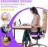 TONINT (18" 17") Large Gel Seat Cushion for Long Sitting with Non-Slip Cover, Soft & Breathable, Seat Cushion
