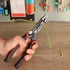 HAUTMEC Forged Wire Stripper Pliers 8", Compact Design, Multifunction Electrical Tool: Pliers, Stripper, Cable Cutter,