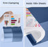 HAUTOCO 5 Pack Plastic Report Covers with 3 Prongs Fasteners, Clear Front Resume Portfolio Folder for 8.5x11