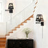 Dimmable Dimmer Rustic Plug in Deer Wall Sconces, Swing Arm Wall Lamp with Plug in Cord and On/Off Rotary Switch