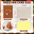 Wanateber 3 Pack 5.1x3.7 Inch Greeting Cards, Thank You Cards with Envelopes, Retro Florals Best Wishes Card- Suitable