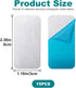 15 Pack 2.3x1.1in (0.02 Silver Metal Strips for Magnets, Rectangular Adhesive Metal Plates for Phone Magnet, Magnetic