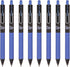 WRITECH Retractable Gel Ink Pens, Blue-Ink 0.7mm Medium Point, Smooth Writing, Quick-Dry, Set of 8