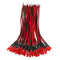 50pcs 12 Volt 5mm Red Blinking LED Lights, Pre Wired DC 12v Emitting Diodes for Flashing Effects