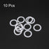 uxcell Silicone O-Rings, 16mm OD 11.2mm ID 2.4mm Width VMQ Seal Gasket for Pipe Repair, Pack of 10