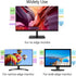 Yocoolfun 2 Pack Computer Monitor Memo Board for No Edge Monitors,Monitor Sticky Note Holder,Office Desk Decor