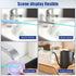 XIHIRCD 2pcs 6mm+8mm Silicone Straw Brushes, Extra Long Straw Cleaner Brush Reusable Hanging Straw Cleaning Brush