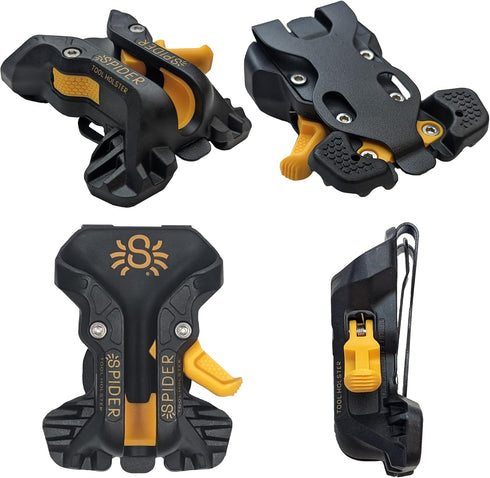 Spider Pro Tool Holster - Upgraded, Self Locking, Quick Draw Universal Tool Holder with Thumb Lock