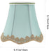 1pc(Green) Cream Colored Cloth Lampshade Retro Cloth Lampshade, Table Lamp Shade Floor Light Lamp Cover Drum Clip-On