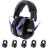 Dr.meter Hearing Protection Ear Muffs, 28dB Noise Reduction Safety Earmuffs with Adjustable Headband, Storage Bag