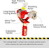 IDL Packaging T235 Heavy Duty Tape Gun Dispenser, Strong Metal Construction, Safe Durable Blade, Rubber Roller & Handle