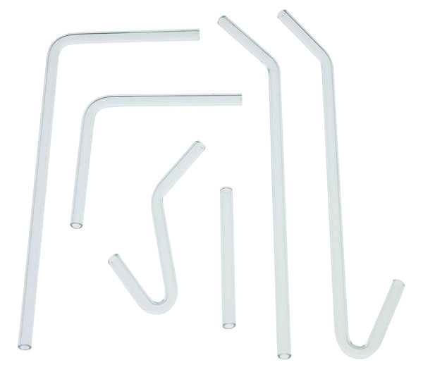 EISCO Glass Delivery Tubes - Set of 6 - Borosilicate