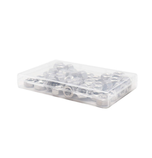 binifiMux 100pcs 4-40 Hex Nuts, Lock Nuts 304 Stainless Steel