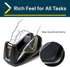 Excell Desk Tape Non-Skid Base Dispenser 3pc - Durable Plastic Tape Holder for Easy One Hand Use