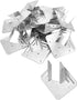 QWORK Galvanized 18-Gauge Hurricane Tie, 40 Pack Steel Connector for Roofing Trusses, High Wind Resistance