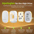 Dimmable 1-50 (4 Pack) AUVON Plug-in LED Backlit Night Light with Motion Sensor & Dusk to Dawn Sensor, Warm White