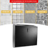 Holibanna Stainless Steel Tissue Hanger Square Bathroom Paper Towel Dispenser for Home Hotel Hand Towel Holder
