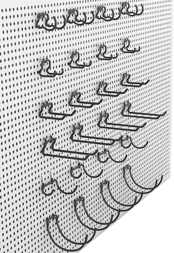 KINOMI 24 Pack Heavy Duty Pegboard Hooks - Large Accessories and Hooks for Tools and Crafts