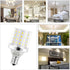 E17 Bulb,15W E17 G14 Bulbs,120 1200lm 5000K Bulbs, Non-Dimmable Bulb, Pack 4 Super Bright LED Intermediate Base LED