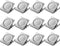Magnetic Clips, 1.5 inch, 12 Pack Heavy Duty Magnet Metal Clips for Hanging, Strong for Whiteboard, Fridge