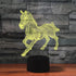 3D 16 Night Light for Kids Horse Led Lamp with Remote Control Color Changing Xmas Birthday Gift for Child