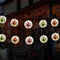 Halloween Eyeball Lantern String Lights, 8.5Ft LED Lights with 10 Novelty Eyeball Lanterns for Outdoor Decor