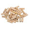 PATIKIL 3/8 Wooden Dowel Pins, 200 Pcs M10x30mm Fluted Groove Hardwood Pegs