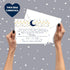 Twinkle Little Star Baby Shower Thank You Cards with Envelopes (25 Pack), Customizable Space for Handwritten Note