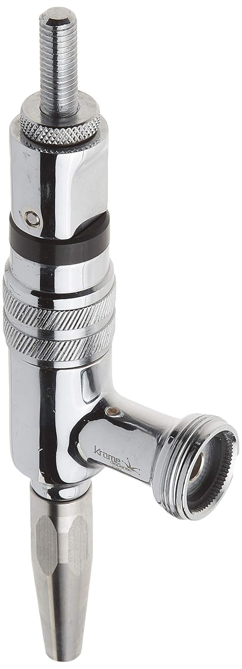 Chrome Plated Brass C257 Stout Faucet, 3/8"-16" UNC Thread, 60 Teeth Connection
