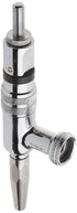 Chrome Plated Brass C257 Stout Faucet, 3/8"-16" UNC Thread, 60 Teeth Connection