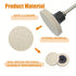 2 inch 2inch 30 Pack, DGTAB30C1 Merryland Wool Quick Change Disc for Die Grinder, Polishing Buffing Pad Wool Fabric
