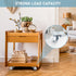 1" Low Profile Caster Wheels Set of 4, No Noise Casters for Furniture, 360 Degree Top Plate