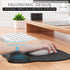MROCO Ergonomic Mouse Pad, Black Color with Gel Wrist Rest, Comfortable Non-Slip PU Base, 9.4 x 8.1 in