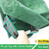 7x7 4 Ft Yard Garden Leaf Tarp W/ Handles Waterproof Tarp for Sandbox Cover,Outdoor Tarpaulin,Lawn Debris,Landscape